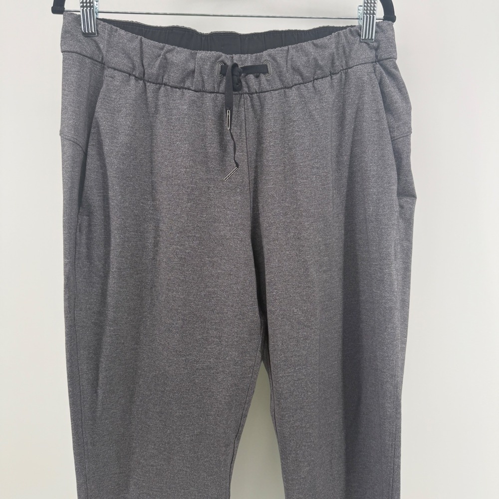 Lululemon On the Fly 7/8 Pant Charcoal Grey Heathered Jogger LW5ASXS Size 10